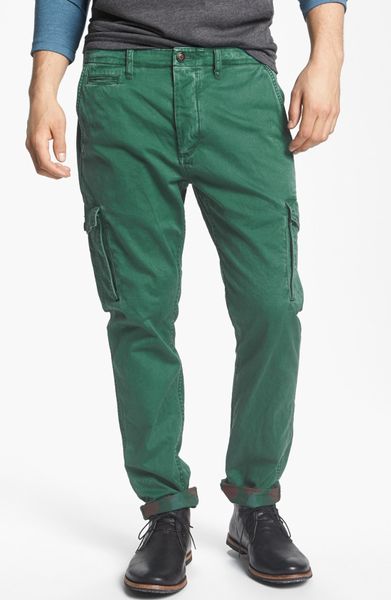 slim fit tapered cargo pants