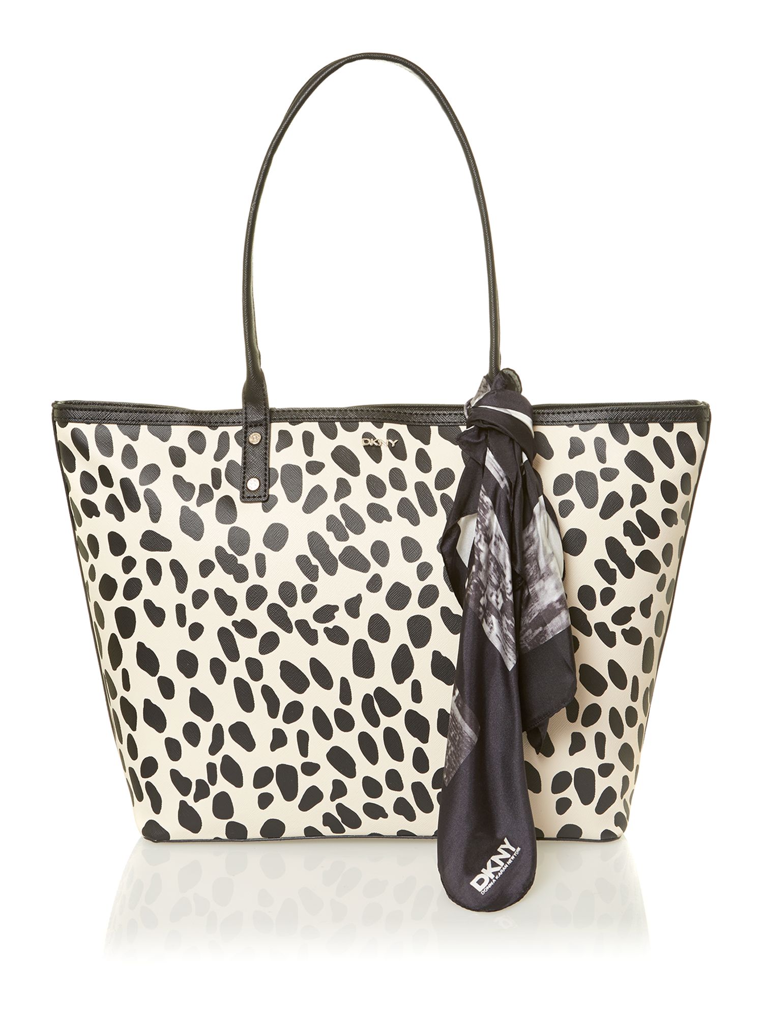 Dkny Animal Print Multi Coloured Tote Bag in White (MultiColoured) Lyst