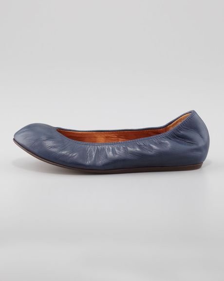 navy blue ballerina shoes