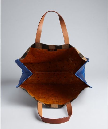 Duffle Bag Blue And Brown | semashow.com