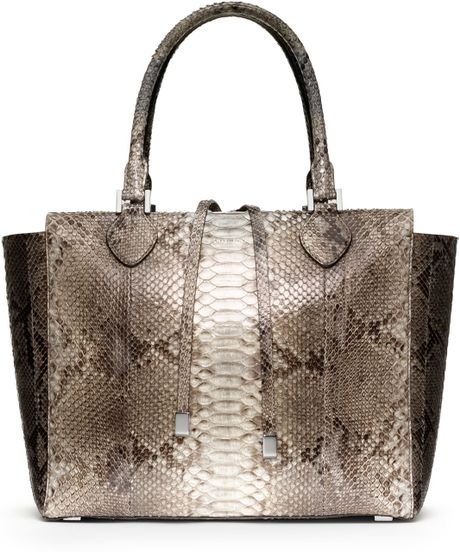 michael kors python tote