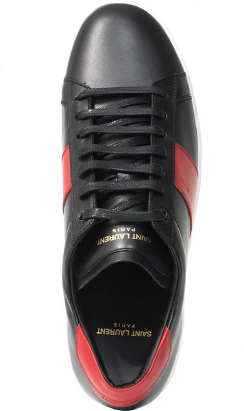 saint laurent trainers black