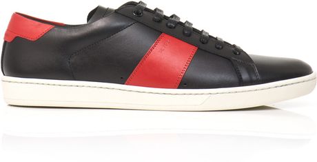 saint laurent trainers black