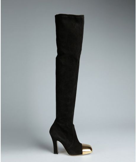 saint laurent long boots