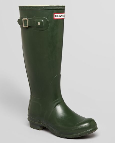 green rain boots for women