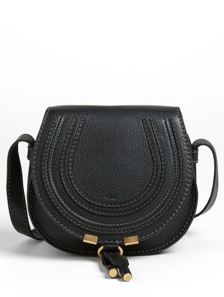chloe marcie bag small black