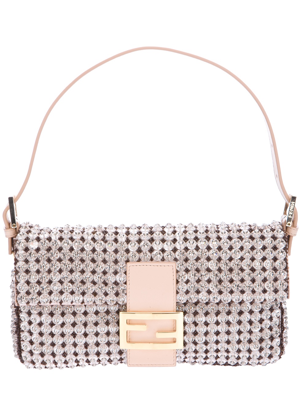 pink baguette bag