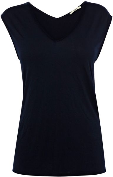 Oasis V Neck Tee in Blue (Navy) | Lyst