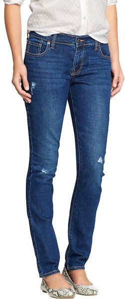 Old Navy The Sweetheart Distressed Skinny Jeans in Blue (Golden Spike ...