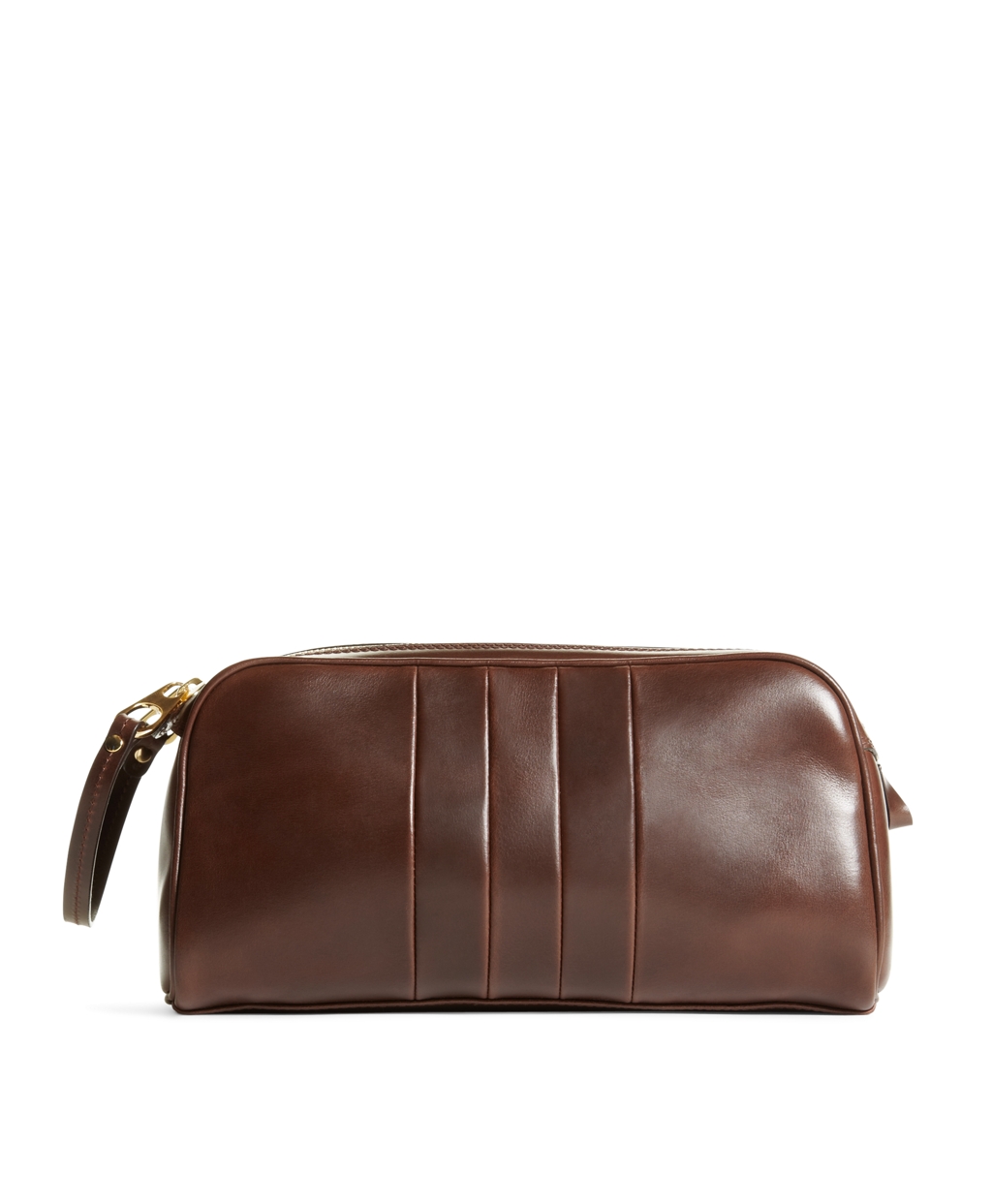 mens brown toiletry bag