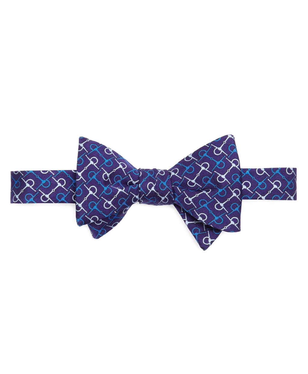 Brooks Brothers Horsebit Link Print Bow Tie in Purple for Men Lyst