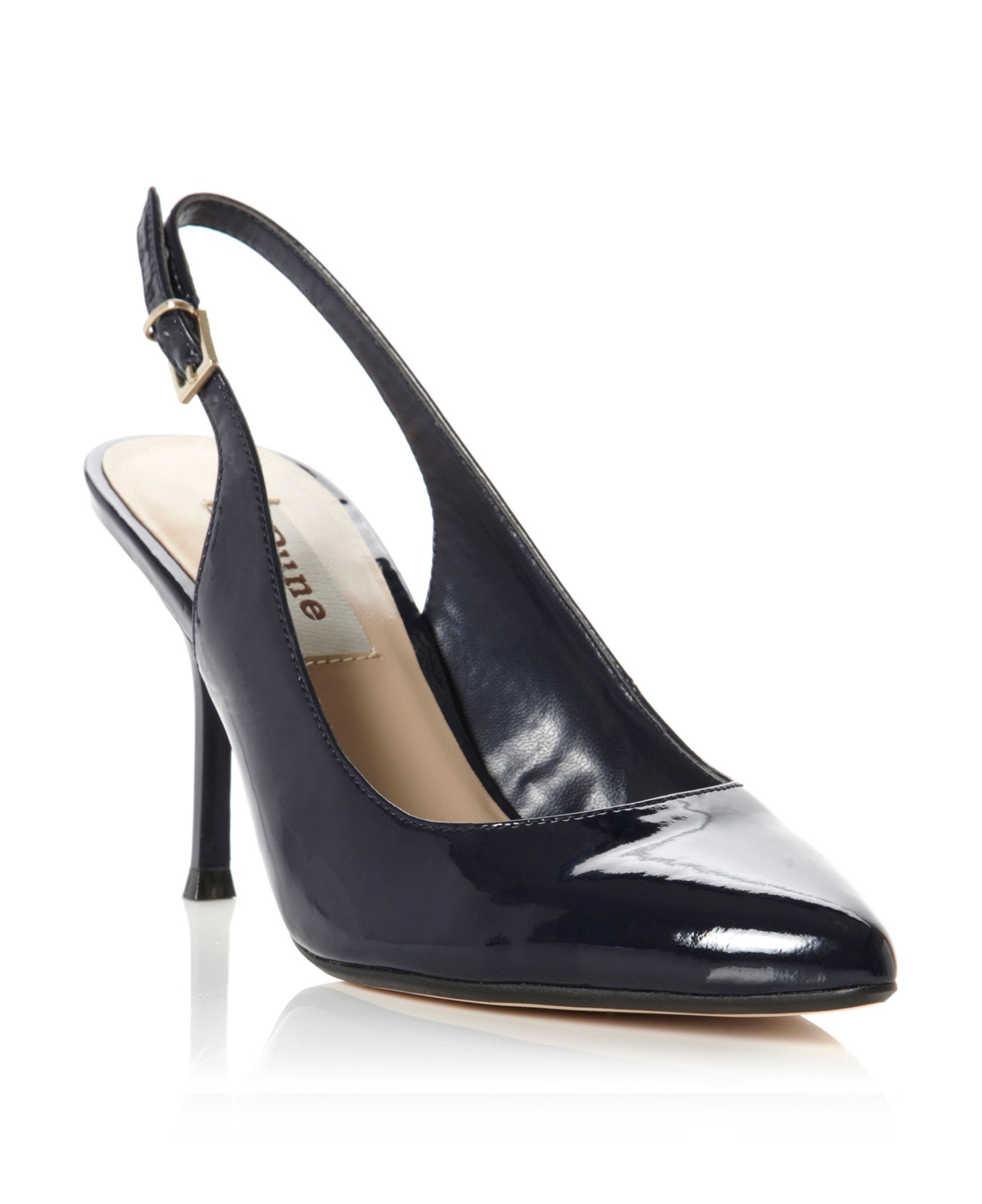 dune black slingbacks