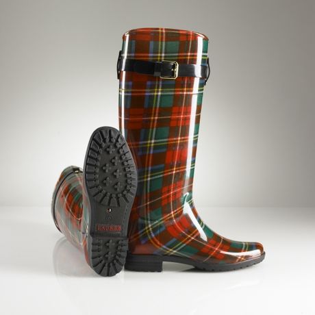 red ralph lauren rain boots