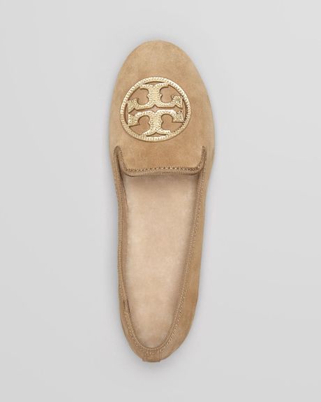 tory burch camel flats