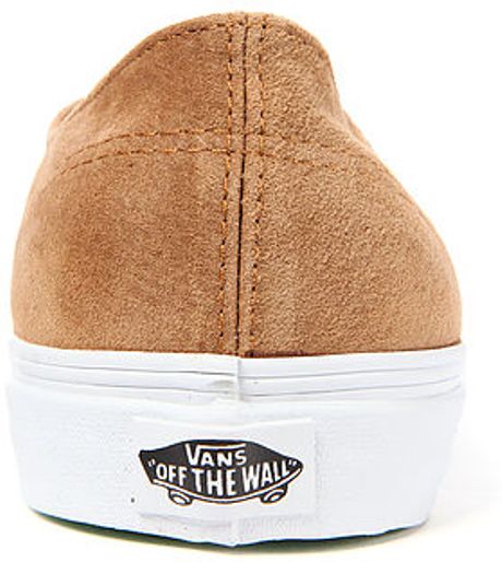 vans authentic tan
