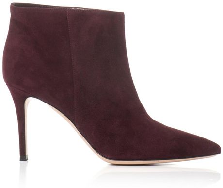 Gianvito Rossi Suede Ankle Boots
