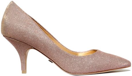 mischka monika badgley pumps evening rose gold