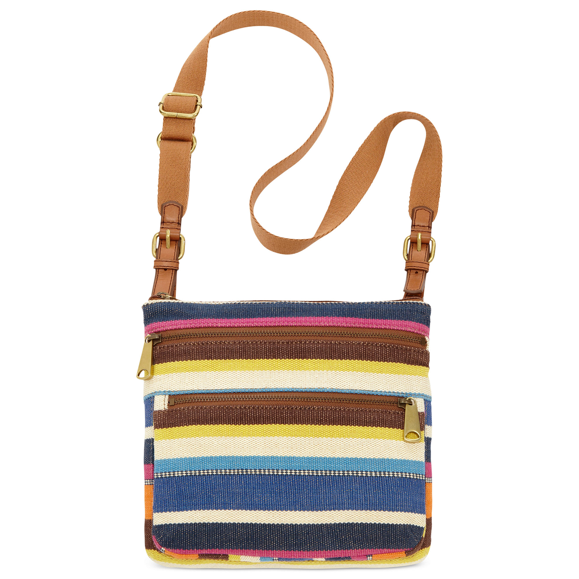 fossil multicolor handbag