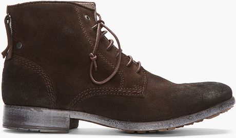 diesel boots brown