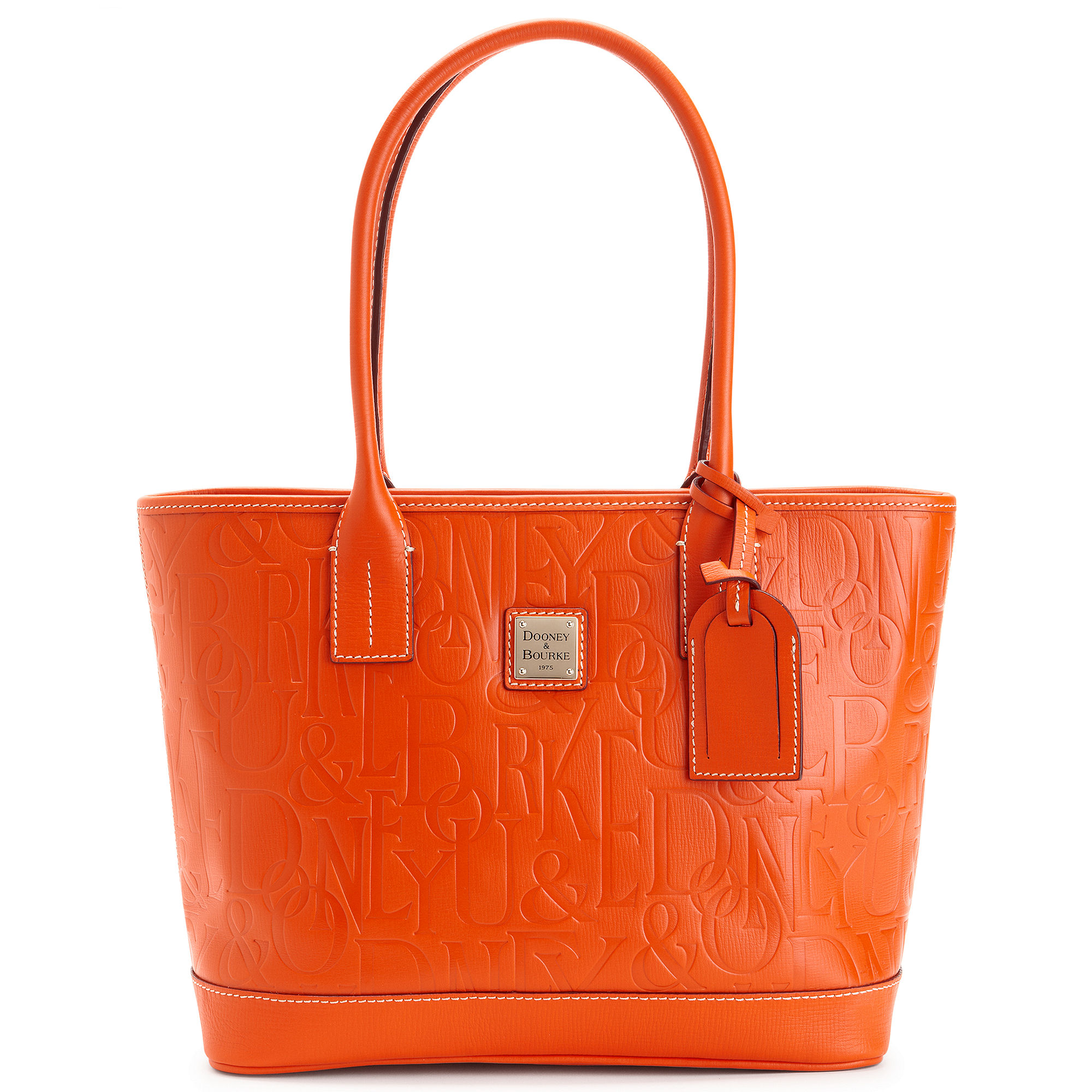 Dooney & Bourke Logo Embossed Retro Russel Bag in Orange Lyst