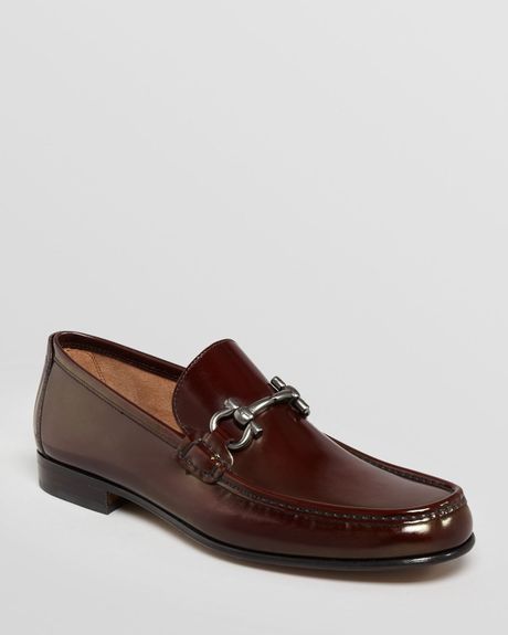 mens oxblood loafers ferragamo giordano leather loafers in brown for mens oxblood loafers ferragamo giordano leather loafers in brown for