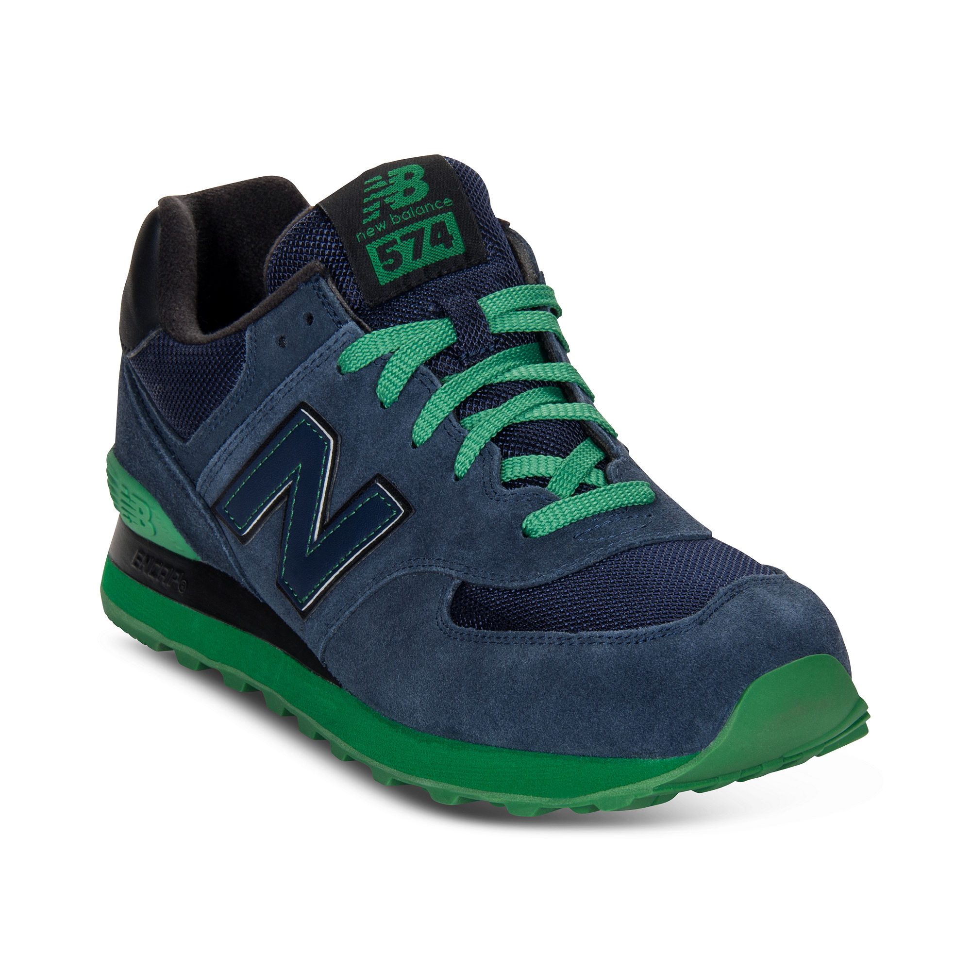 New Balance 574 Sneakers in Blue for Men (NAVY/GREEN) | Lyst