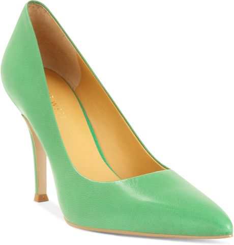 Nine West Flax Pumps in Green (field green) | Lyst Nine West Flax Pumps in Green (field green) | Lyst