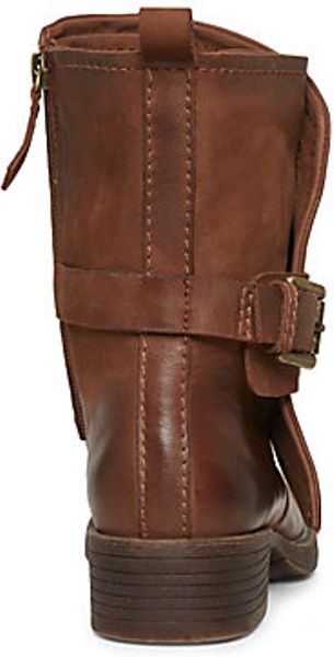 greece cognac leather steve madden