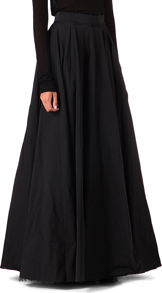 Satin Black Skirt 11