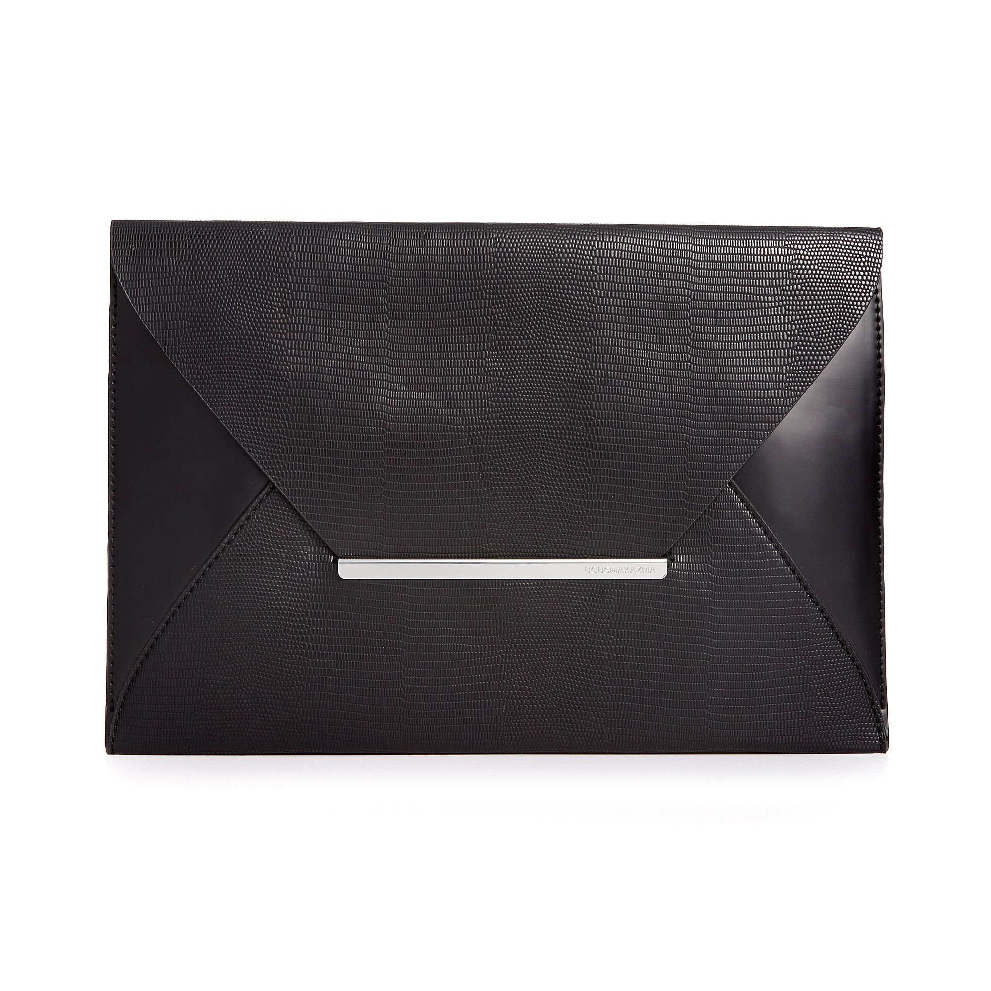 bcbg black clutch