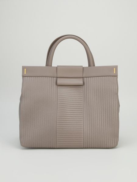 marc jacobs grey leather bag