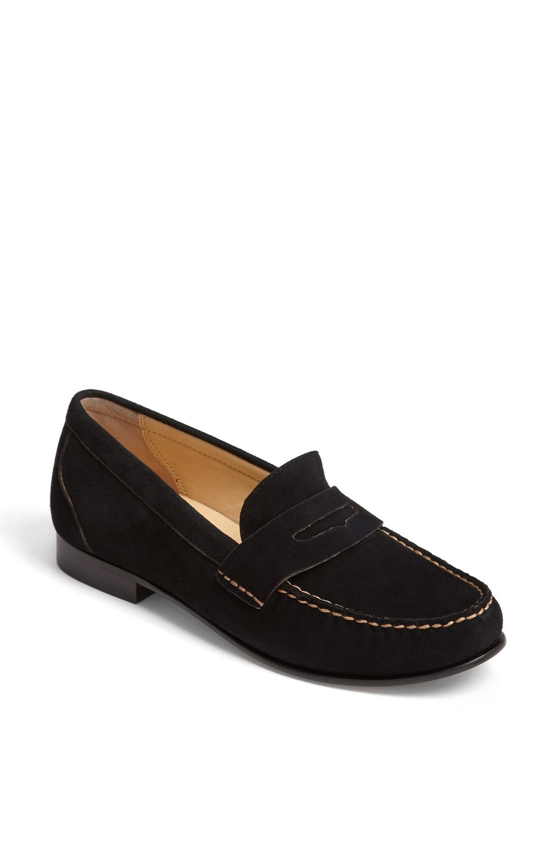 Cole Haan Monroe Penny Loafer In Black Black Suede Lyst 8209