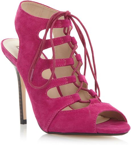fuchsia gladiator sandals