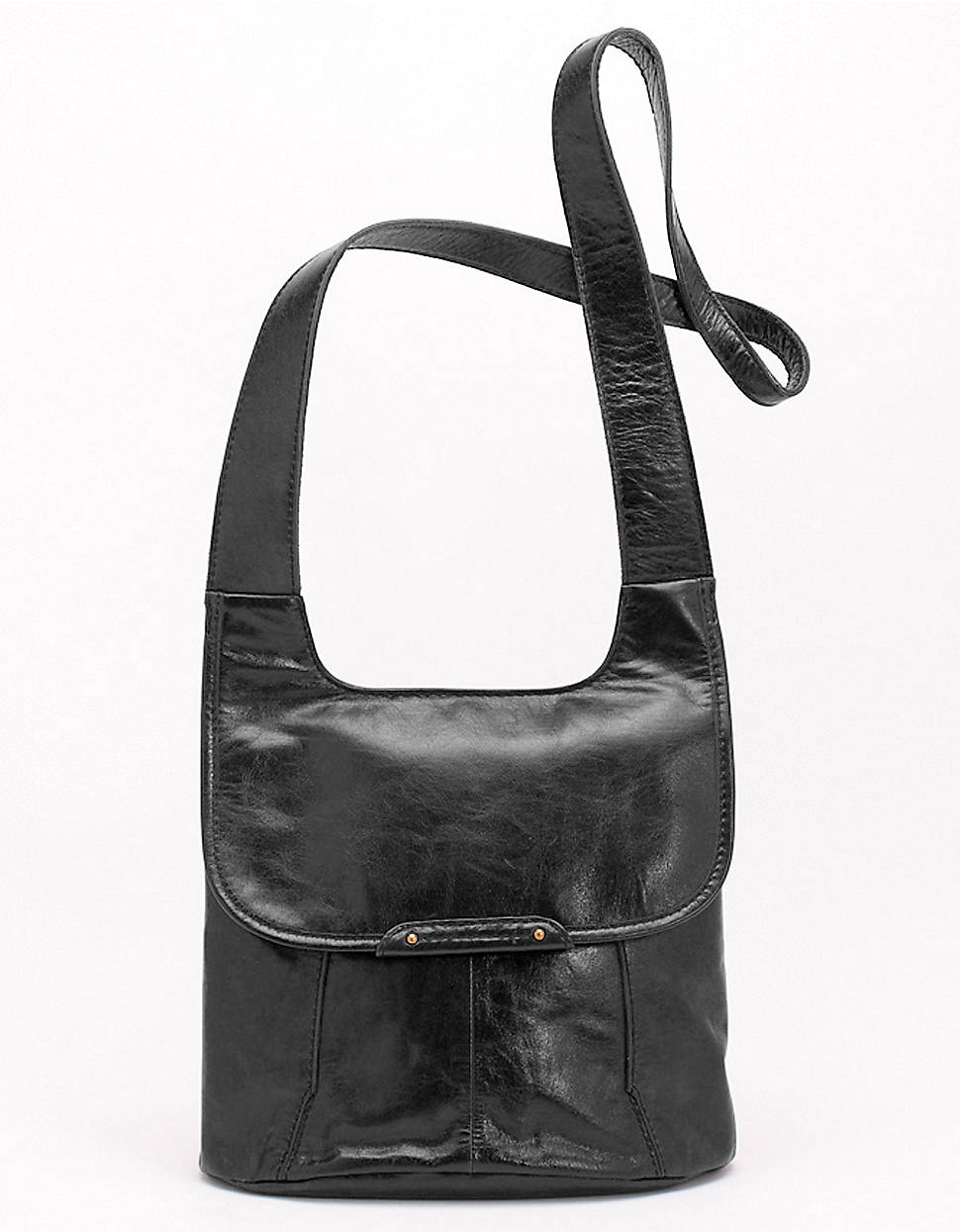 Hobo Rockler Leather Crossbody Bag in Black | Lyst