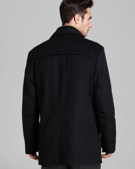 Hugo Boss Boss Coxtan Wool Cashmere Coat in Black for Men