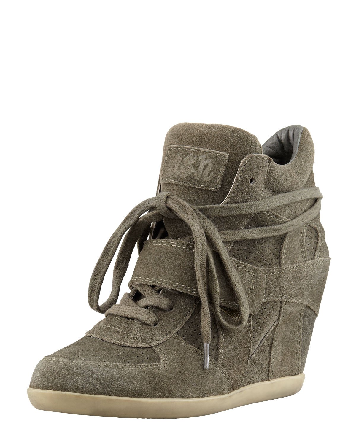 suede sneaker wedge