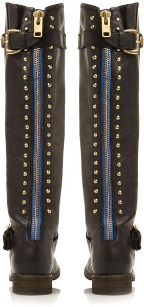 steve madden boots zipper back
