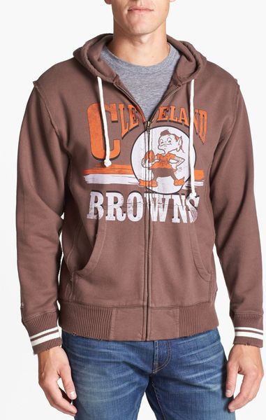 Cleveland browns zip hoodie Clearance