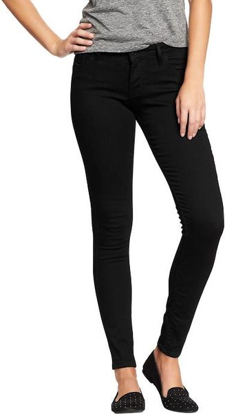 Old Navy The Rockstar Midrise Skinny Jeans in Black (Black Jack ...