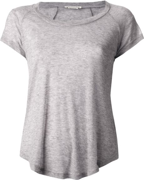 Etoile Isabel Marant Tee Almon Tshirt in Gray (grey) - Lyst