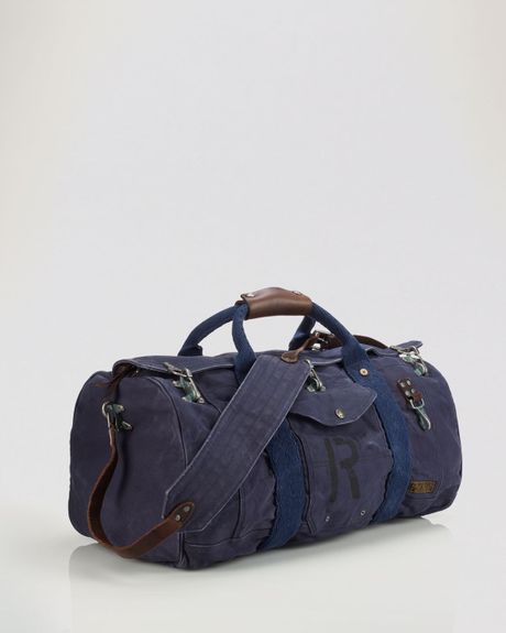 navy blue polo duffle bag