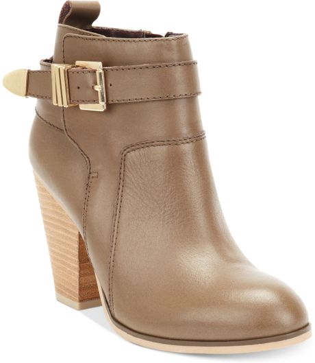 report tan booties