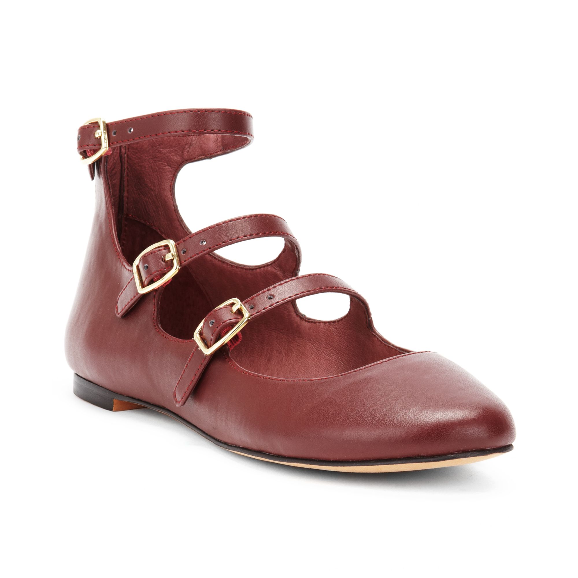 multi buckle mary jane