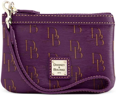 dooney and bourke plum handbag