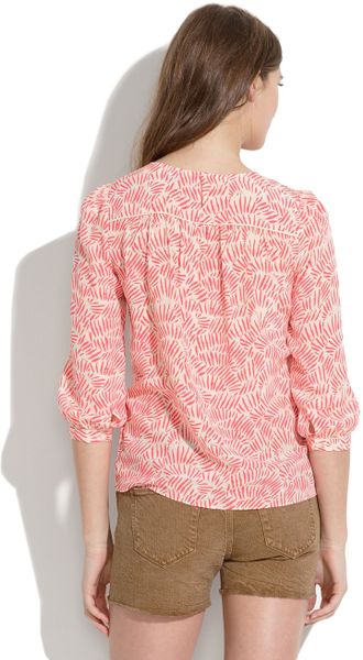 madewell peasant blouse