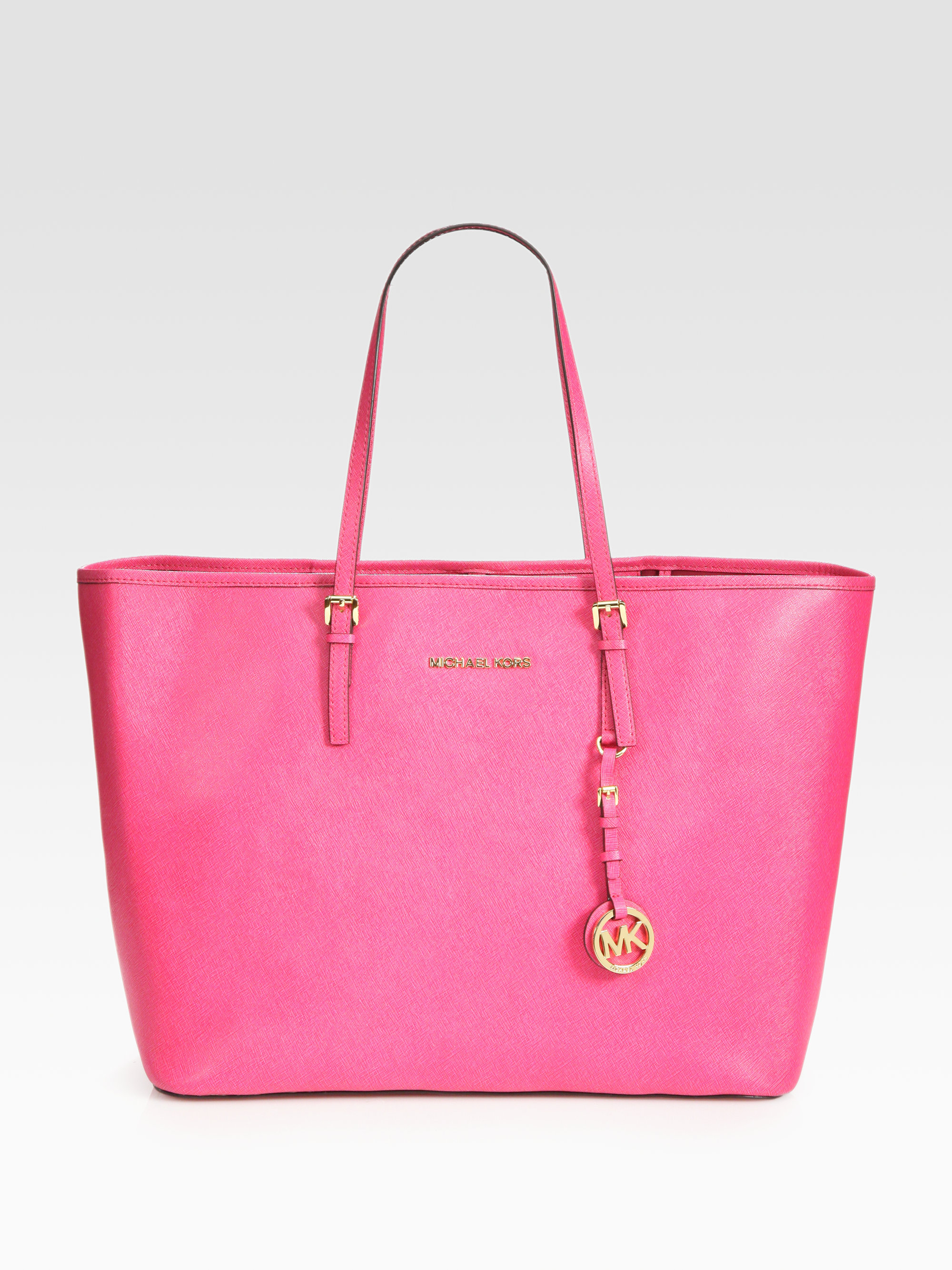 Michael Michael Kors Medium Travel Tote Bag in Pink (HOT PINK) | Lyst