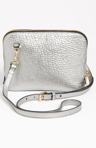 small silver crossbody bag