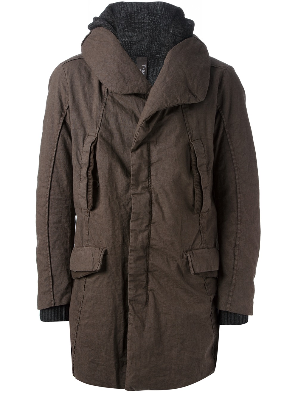 Transit Uomo Transit Uomo Padded Jacket in Brown for Men