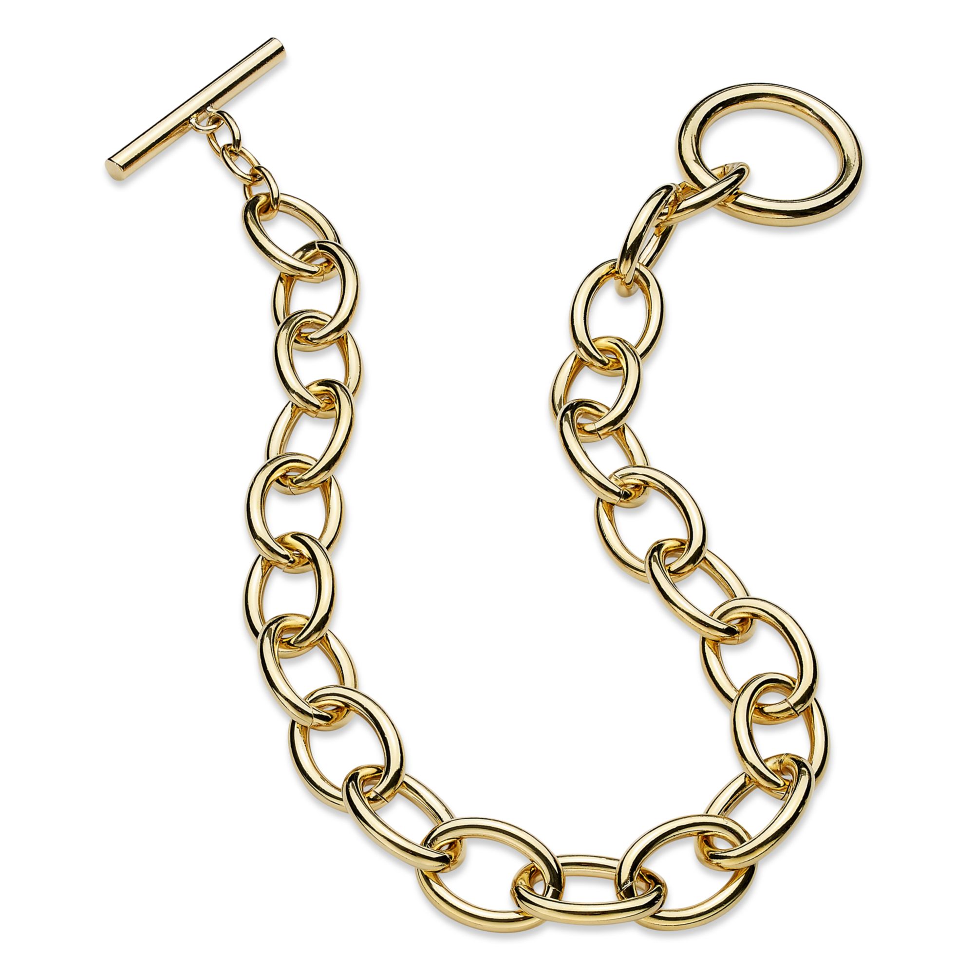 Lauren By Ralph Lauren Goldtone Ovalshaped Chain Link Necklace in Gold