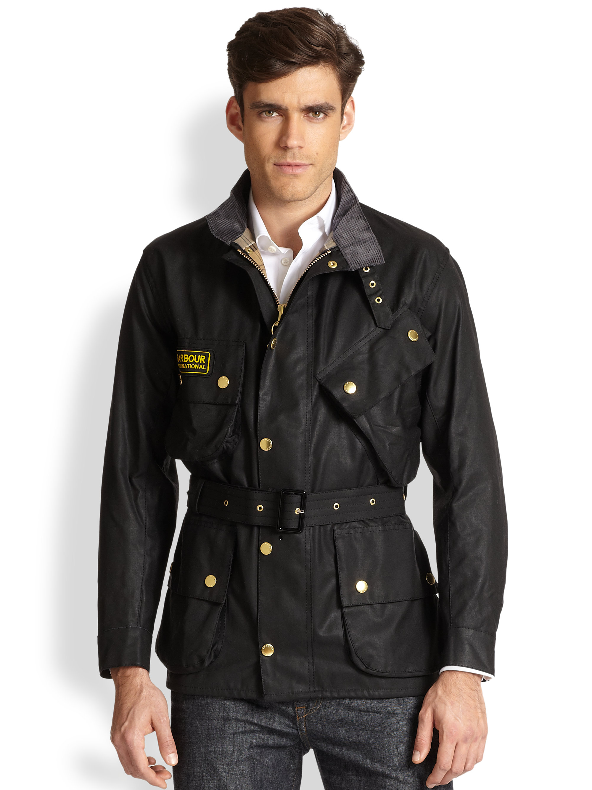 Barbour International Origin Jacket in Black for Men | Lyst